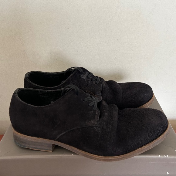 BNWOT Vintage Black AllSaints Derby Shoes US 10/UK 9/EU 43 main image 8